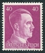 N°719-1941-ALLEM-EFFIGIE D'HITLER-40P-LILAS/ROSE 