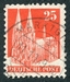 N°55-1948-ALLEMBI-CATHEDRALE DE COLOGNE-25P-ROUGE/ORANGE 