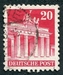 N°52-1948-ALLEMBI-PORTE DE BRANDEBOURG-BERLIN-20P-CARMIN 