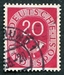 N°0016-1951-ALL FED-COR POSTAL-20P-CARMIN 