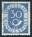 N°0018-1951-ALL FED-COR POSTAL-30P-BLEU/GRIS 
