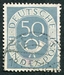 N°0020-1951-ALL FED-COR POSTAL-50P-GRIS/BLEU 