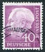 N°0071-1953-ALL FED-PRESIDENT THEDORE HEUSS-40P-LILAS 