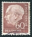 N°0071B-1953-ALL FED-PRESIDENT THEDORE HEUSS-60P-BRUN/LILAS 