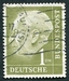 N°0072-1953-ALL FED-PRESIDENT THEDORE HEUSS-1DM-OLIVE 