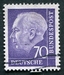N°0128-1957-ALL FED-PRESIDENT THEDORE HEUSS-70P-VIOLET 