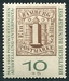 N°0181-1959-ALL FED-CENTENAIRE TIMBRES D'HAMBOURG-10P+5P 