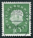 N°0174-1959-ALL FED-75E ANNIV PRES T.HEUSS-10P-VERT 