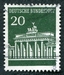 N°0369-1966-ALL FED-EDIFICES-PORTE DE BRANDEBOURG-BERLIN-20P 
