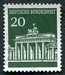 N°0369-1966-ALL FED-EDIFICES-PORTE DE BRANDEBOURG-BERLIN-20P 