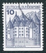 N°0762B-1977-ALL FED-CHATEAUX-GLUCKSBURG-10P-LILAS/GRIS 