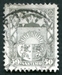 N°105-1923-LETTONIE-ARMOIRIES-50S-GRIS 