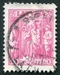 N°204-1934-LETTONIE-ALLEGORIE-20S-ROSE CARMINE 