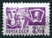 N°3162-1966-RUSSIE-OUVRIER-OUVRIERE-LENINE-3K-LILAS 