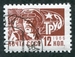 N°3166-1966-RUSSIE-OUVRIER-12K-BRUN/ROUGE 