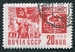 N°3377-1968-RUSSIE-DEFILE D'OUVRIERS-20K-ROUGE CARMINE 
