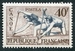 N°0963-1953-FRANCE-CANOE-40F-BISTRE/BLEU VIOLET 
