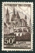 N°0917-1951-FRANCE-ABBAYE AUX HOMMES-CAEN-50F-BRUN NOIR 