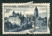 N°0905-1951-FRANCE-VUE D'ARBOIS-30F-BLEU NOIR 