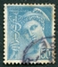 N°0549-1942-FRANCE-TYPE MERCURE-50C-TURQUOISE 