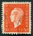 N°0685-1945-FRANCE-MARIANNE DE DULAC-50C-VERMILLON 