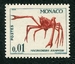 N°0537A-1960-MONACO-CRABE MACROCHEIRA KAMPFERI 