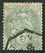 N°0111-1900-FRANCE-TYPE BLANC-5C-VERT 