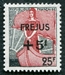 N°1229-1959-FRANCE-MARIANNE A LA NEF-+5F S/25F 