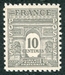 N°0621-1944-FRANCE-ARC DE TRIOMPHE DE L'ETOILE-10C-GRIS 