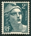 N°0713-1945-FRANCE-MARIANNE DE GANDON-2F-VERT 