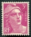 N°0806-1948-FRANCE-MARIANNE DE GANDON-3F-ROSE/LILAS 