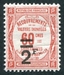 N°054-1926-FRANCE-2F S/60C-ROUGE 