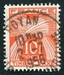 N°086-1946-FRANCE-TYPE GERBES-10F-ROUGE/ORANGE 