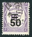N°051-1926-FRANCE-50C S/10C-VIOLET 