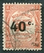 N°050-1917-FRANCE-40C S/50C-ROUGE 