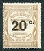 N°049-1917-FRANCE-20C S/30C-BISTRE 