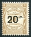 N°049-1917-FRANCE-20C S/30C-BISTRE 