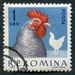 N°1913-1963-ROUMANIE-ANIMAUX BASSE-COUR-POULE-1L 