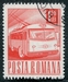 N°2356-1967-ROUMANIE-TRANSPORTS-TROLLEYBUS-1L50-ROUGE 