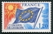 N°048-1975-FRANCE-CONSEIL EUROPE-DRAPEAU-1F20 