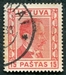 N°355-1936-LITUANIE-PRESIDENT SMETONA-15C-ROUGE 