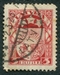 N°085-1921-LETTONIE-ARMOIRIES-5R-ROUGE 