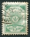 N°016-1919-LETTONIE-75K-VERT/JAUNE 