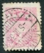 N°126-1927-LETTONIE-ARMOIRIES-20S-ROSE 