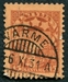 N°125-1927-LETTONIE-ARMOIRIES-15S-BRUN LILAS S/SAUMON 