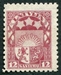 N°099-1923-LETTONIE-ARMOIRIES-12S-LIE DE VIN 