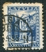 N°205-1934-LETTONIE-PALAIS DU GOUVERNEMENT-35S-BLEU 