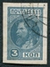 N°0439-1929-RUSSIE-KOLKHOZIEN-3K-BLEU 