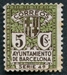 N°017-1932-BARCELONE-5C-BRUN ET OLIVE 