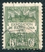 N°004-1929-BARCELONE-EXPOSITION-5C-VERT ET VERT CLAIR 